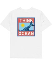 Anchor and Crew - Think Ocean Whale Pixel Art Organic Cotton T-Shirt - Lyst