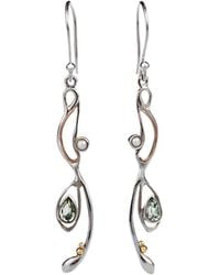 Isla Silver - Transcending Elegance Light Amethyst & Pearl Dangle Earrings - Lyst