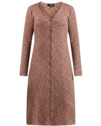 Known Supply - Button Up Midi Long Sleeve Dress - Lyst