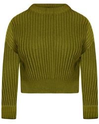 Known Supply - Cropped Ribbed Sweater - Lyst