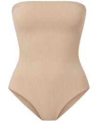 Rive & Rituel - Neutrals Josephine Strapless Sand Nude Bodysuit - Lyst