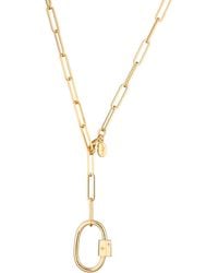 Scream Pretty - Oval Carabiner Long Link Chain Necklace - Lyst