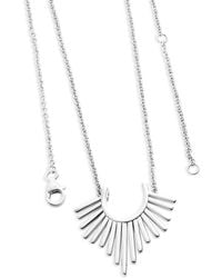 Lucy Quartermaine - Solid Sterling Egyptian Temple Pendant - Lyst