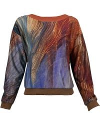 Lalipop Design - Sweatshirt With Print And V-Back Detail - Lyst