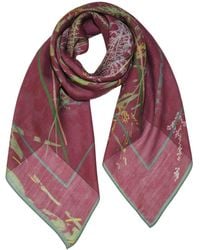 Ana Maison - Ethereal Bloom Silk Wool Scarf - Lyst