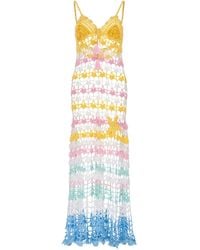 Andreeva - Flower Marine Handmade Maxi Crochet Dress - Lyst