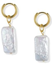 Lait & Lune - Beliz Pearl Earrings - Lyst
