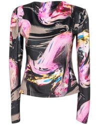 ARTISTA - Ruben Velvet Top - Lyst