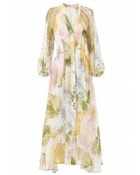 We Are Kindred - Ulla Silk Long Shirt Dress - Lyst