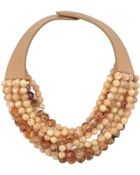 Fairchild Baldwin - Neutrals Bella Grace Tortoise Camel Necklace - Lyst