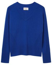 Loop Cashmere - V Neck Lofty Sweatshirt - Lyst