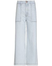 NOEND - Avery Cropped Wide Trouser - Lyst