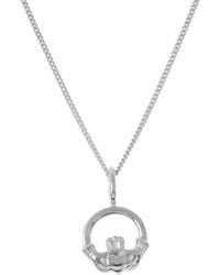 Katie Mullally - Claddagh Charm Necklace - Lyst
