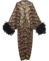 Jennafer Grace - Sylvia Shimmer Cocoon Coat - Lyst