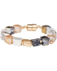 Saachi - Faceted Bead & Stone Bracelet - Lyst