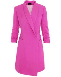 AVENUE No.29 - Asymmetric Viscose Blazer Dress - Lyst