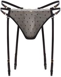 House of Silk - Shayla Garter Thong - Lyst