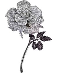 Chanel Joan Elkayam - Large Crystal Rose Brooch - Lyst