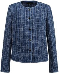 Smart and Joy - Tweed Round Neck Jacket - Lyst