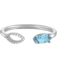 Augustine Jewels - Topaz & Diamond Ring - Lyst