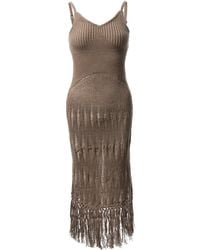 Fully Fashioning - Venus Floating Knit Dress - Lyst