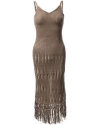 Fully Fashioning - Venus Floating Knit Dress - Lyst