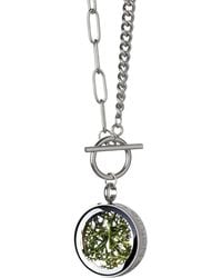 My Little Nature - Handcrafted Moss Necklace With Toggle Clasp - Lyst