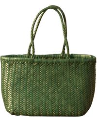 Rimini - Zigzag Woven Leather Handbag 'viviana' Small Size - Lyst