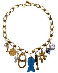 Sccollection - Mare Seaglass Fish Charm Necklace - Lyst