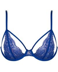 BonBon Lingerie - Pamela Ouvert Bra Royal - Lyst