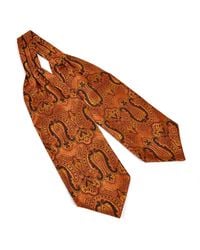 DAVID WEJ - Self Tie Paisley Cravat – - Lyst
