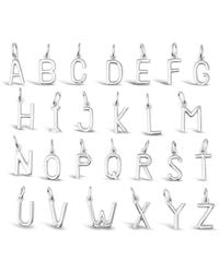 Lutiro - Letter Pendant - Lyst