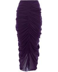 concept A trois - Tulle Skirt With Drape - Lyst