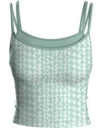 Blackbough Swim - Gemini Double-Layer Tankini Top Peppermint Jacquard - Lyst
