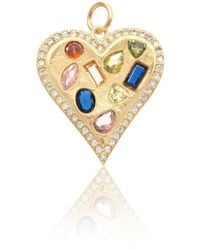 SHYMI - Multi Shape Heart Charm - Lyst