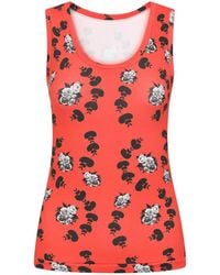 Sophie Cameron Davies - Floral Cotton Vest Top - Lyst