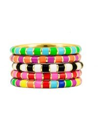 Pinnole - Curious Ring Stack - Lyst