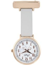 Bermuda Watch Company - Annie Apple Marble Rose Leather Nurse Fob Watch - Lyst