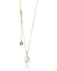 Unaloe - Plated Baroque Pearl Pendant Necklace For – Luxury Freshwater Pearl Statement Jewelry Gift For Her - Lyst