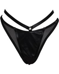 Something Wicked - Leather Mia Thong - Lyst