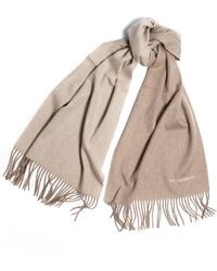 Bel Cashmere - Double Face Cashmere Scarf And Cream - Lyst