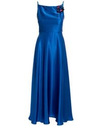 Sofia Tsereteli - The Rarefied Silk Gown With Scarf - Lyst