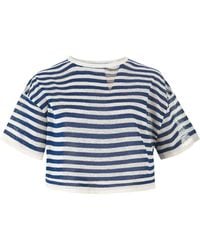 SALANIDA - Energia 100% Linen Crop Top - Lyst