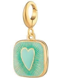 Lily Charmed - Plated Heart Locket Charm - Lyst