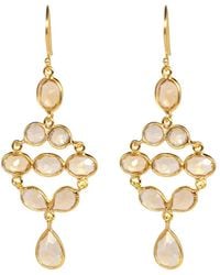 Opium Jewels - Tara Moonstone Earrings - Lyst