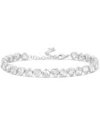 SHYMI - Alternating Bezel-Set Heart Tennis Bracelet - Lyst