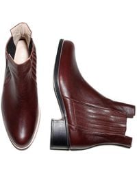 Mafalda - Nina Coffee Chelsea Boots - Lyst