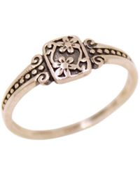 1610Istanbul - Art Nouveau Floral Ring - Lyst