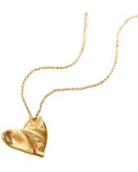 Posh Totty Designs - Fortune Heart Charm Necklace - Lyst