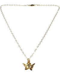 Lexi Jewelry - Golden Amorino Charm Necklace - Lyst